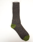 Anonymous Ism Tweed Nep Crew Moss Grey