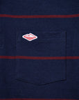 Battenwear Pocket Rugby Shirt Navy x Maroon