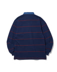 Battenwear Pocket Rugby Shirt Navy x Maroon