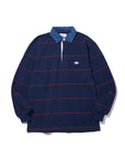 Battenwear Pocket Rugby Shirt Navy x Maroon