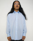 Cale Shirt 140/ 2 Broadcloth Saxe Blue