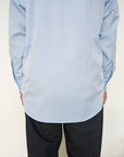 Cale Shirt 140/ 2 Broadcloth Saxe Blue