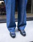 Cale Cotton Linen Denim Blue Pant