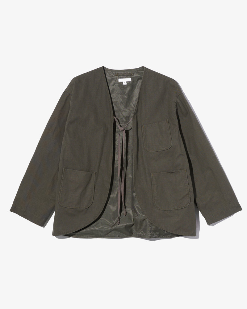 Engineered Garments Cutaway Jacket Olive Heavyweight Cotton