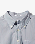 Engineered Garments Ivy BD Shirt Blue Cotton Iridescent 