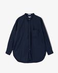 Engineered Garments Wing Collar Shirt Dark Navy Cotton Broadcloth