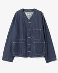 Engineered Garments Workaday Engineer Short Jacket Indigo Denim