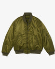 Engineered Garments Aviator Jacket Olive Flight Satin Nylon
