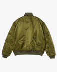 Engineered Garments Aviator Jacket Olive Flight Satin Nylon