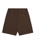 Honour Heritage Script Pleated Shorts Brown