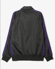 Needles Track Jacket Poly Smooth Black