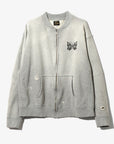 Needles deconstructed Zipped Sweat Grey