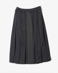 Needles H.D Pleated Track Skirt Navy