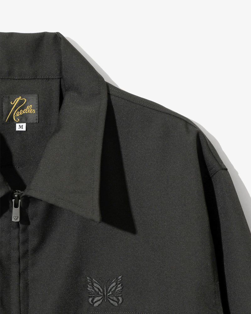 Needles Sports Jacket PE/W Gabardine Black – Big Trouble Store