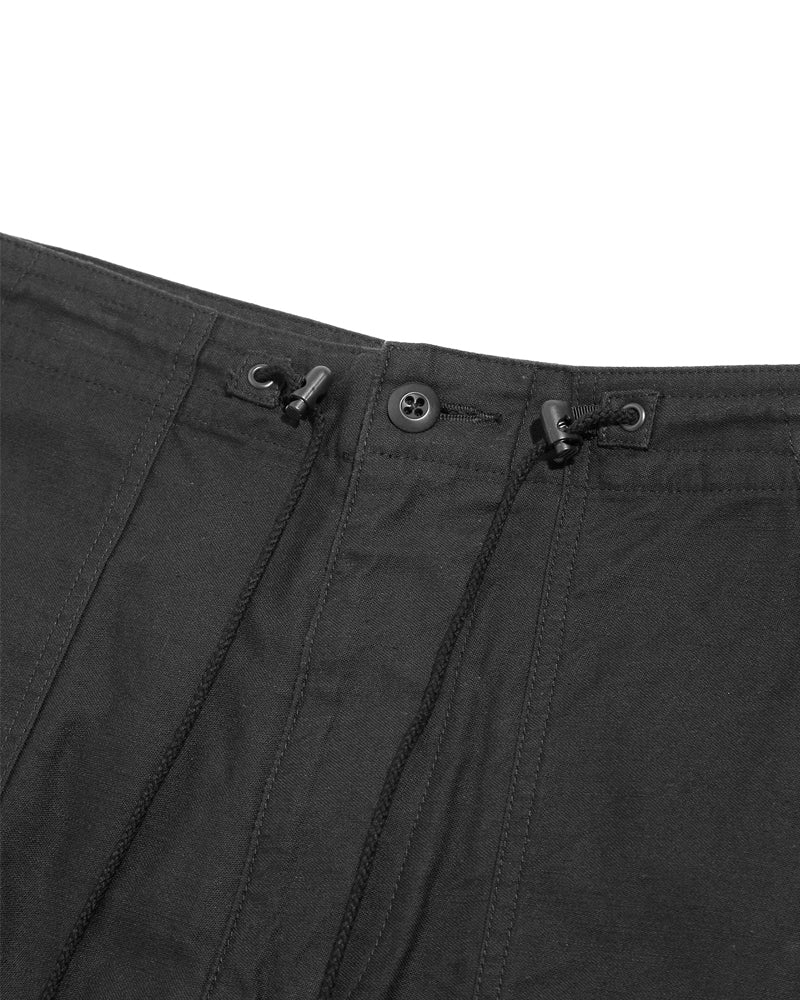 Needles String Fatigue Skirt  Back Sateen Black