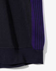 Needles Track Crew Neck Shirt Navy Poly Smooth