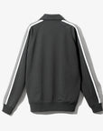 Needles Track Jacket Poly Smooth Charcoal