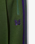 Needles Zipped Track Pant Ivy Green Poly Smooth