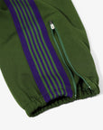 Needles Zipped Track Pant Ivy Green Poly Smooth