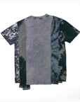 Rebuild by Needles 5 Cuts S/S Tee - B&W Mishmash Small