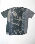 Rebuild by Needles 5 Cuts S/S Tee - B&W Mishmash Large