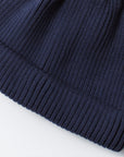 Rototo Cotton Roll Up Beanie Navy