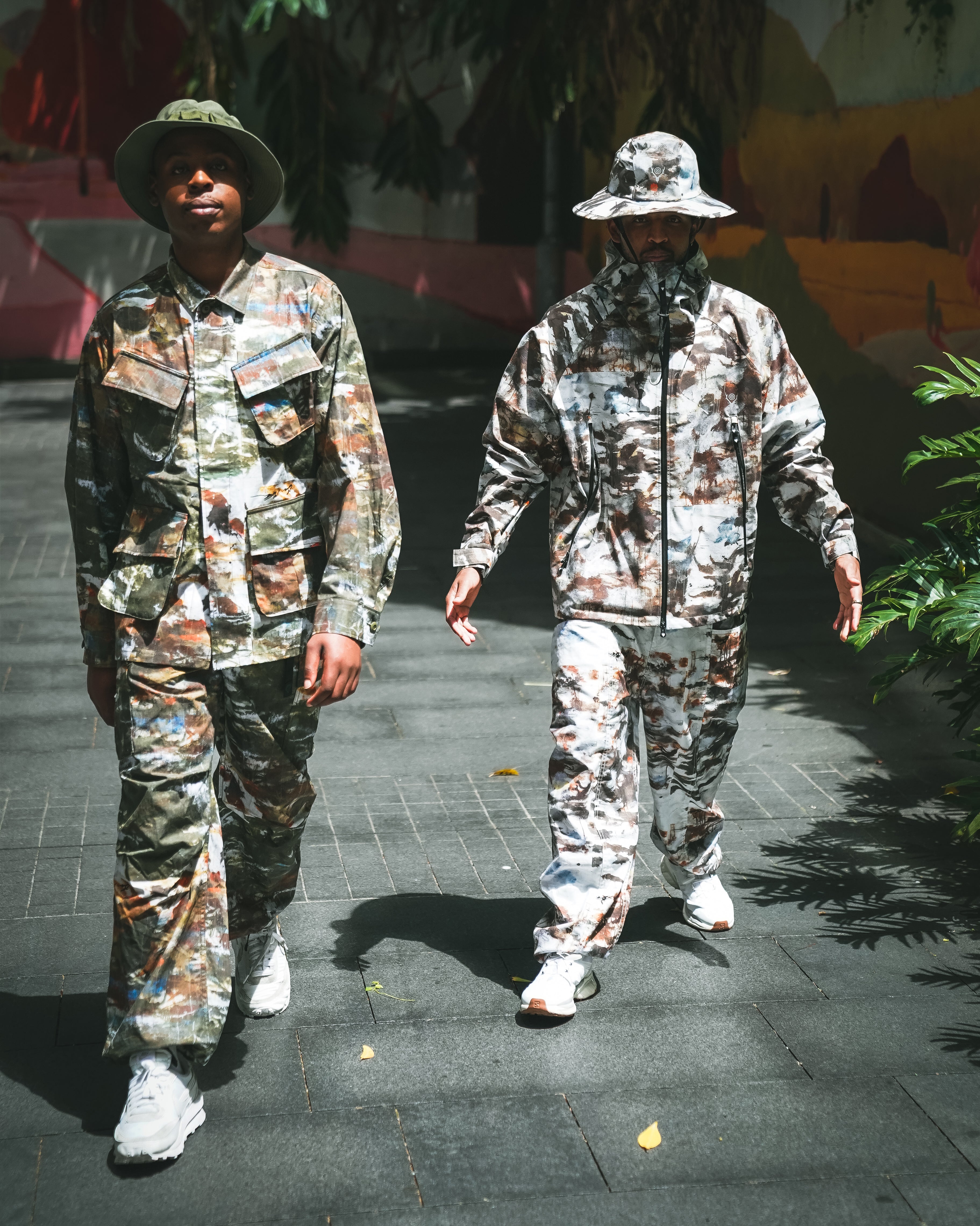 South2 West8 × BEN Miller Hunting SHIRT South2 West8 X Ben Miller Hunting Shirt in Olive & Sax | FWRD