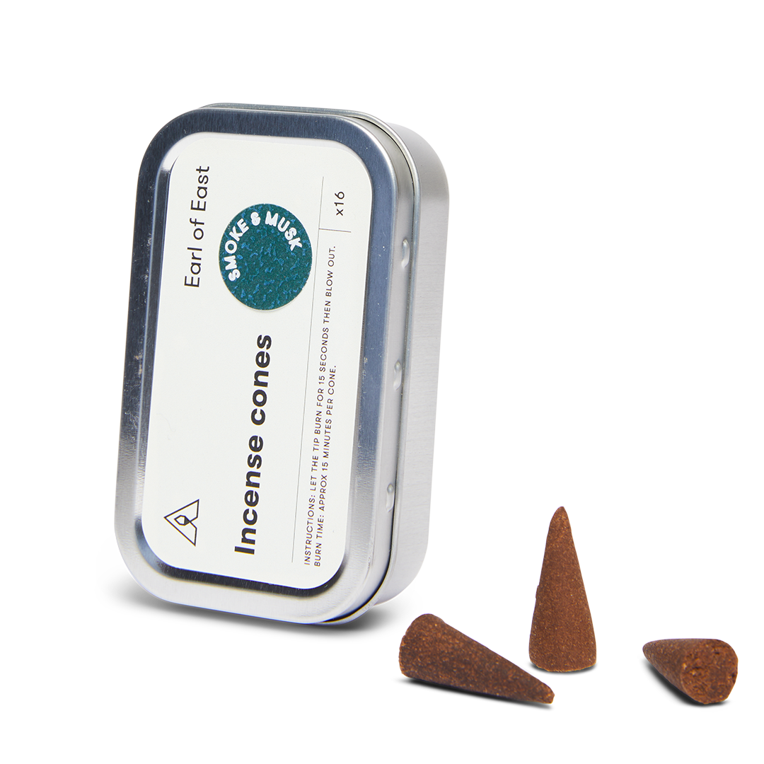 Earl of East Smoke & Musk Incense Cones 16pk