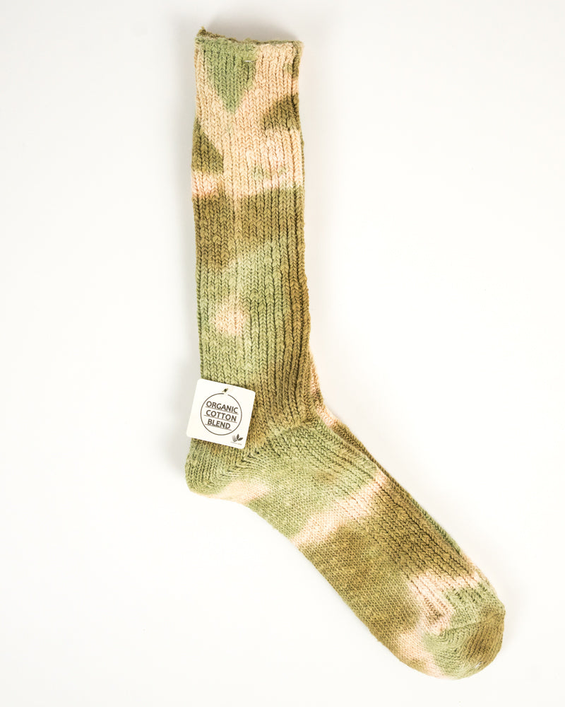 Anonymous Ism L/G Organic Cotton Dyed Crew Olive Green