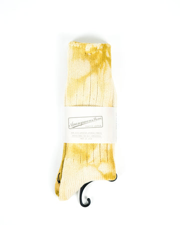 Anonymous Ism Uneven Dye Crew Mustard