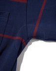 Battenwear Pocket Rugby Shirt Navy x Maroon