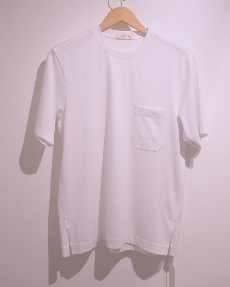 Cale Spanish Pima Cotton White Tee