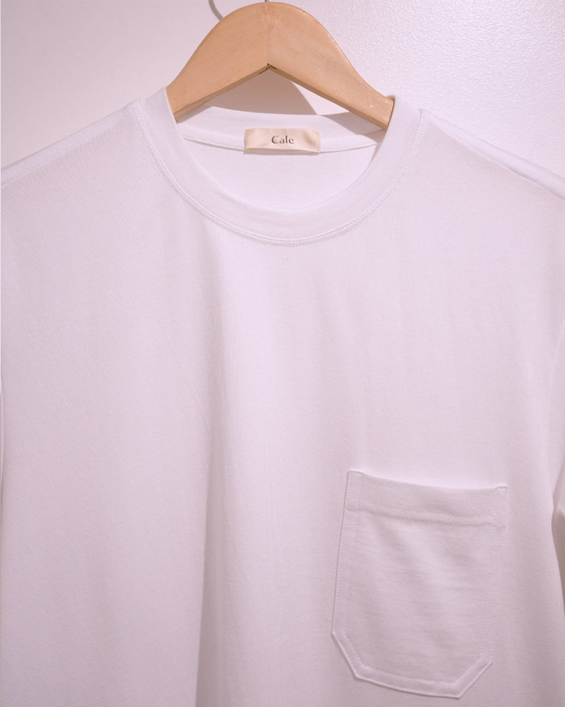 Cale Spanish Pima Cotton White Tee