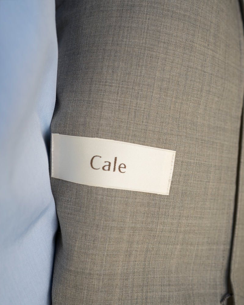 Cale Tropical Wool Beige Jacket