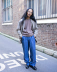 Cale Cotton Linen Denim Blue Pant