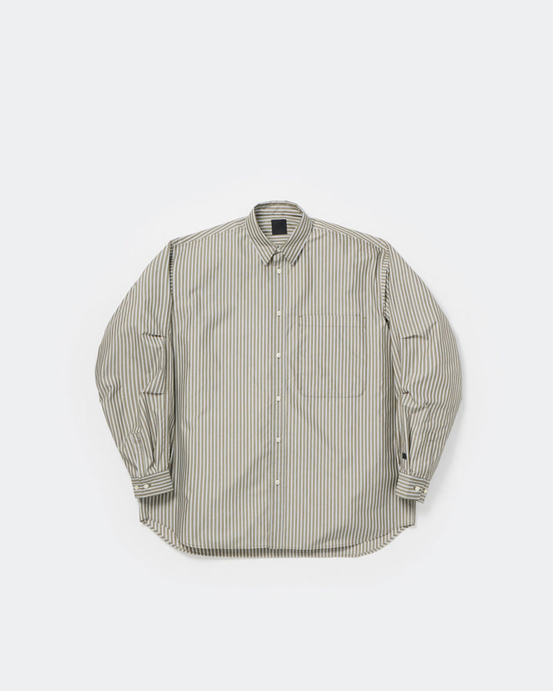 Daiwa Pier Regular Collar Shirt L/S Stripe