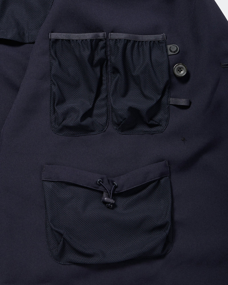 Daiwa Pier 39 Tech Double Breasted Jacket Navy