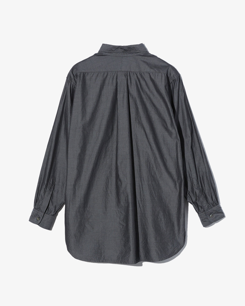 Engineered Garments 19 Century BD Charcoal Cotton Iridescent Broadcloth
