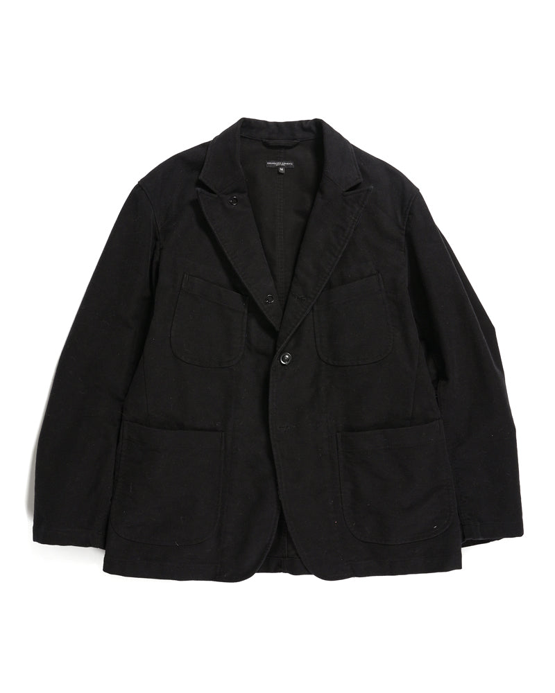 Engineered Garments Bedford Jacket Black Cotton Moleskin