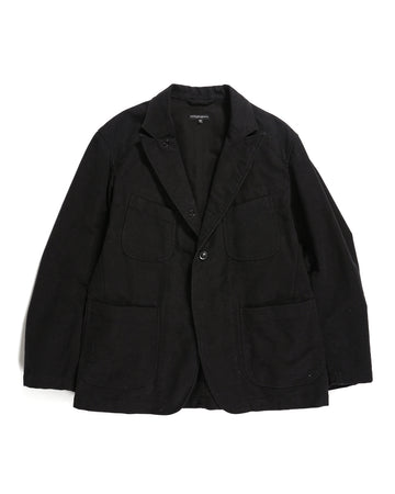 Engineered Garments Bedford Jacket Black Cotton Moleskin