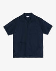 Engineered Garments Camp Shirt Dark Navy Cotton Broadcloth