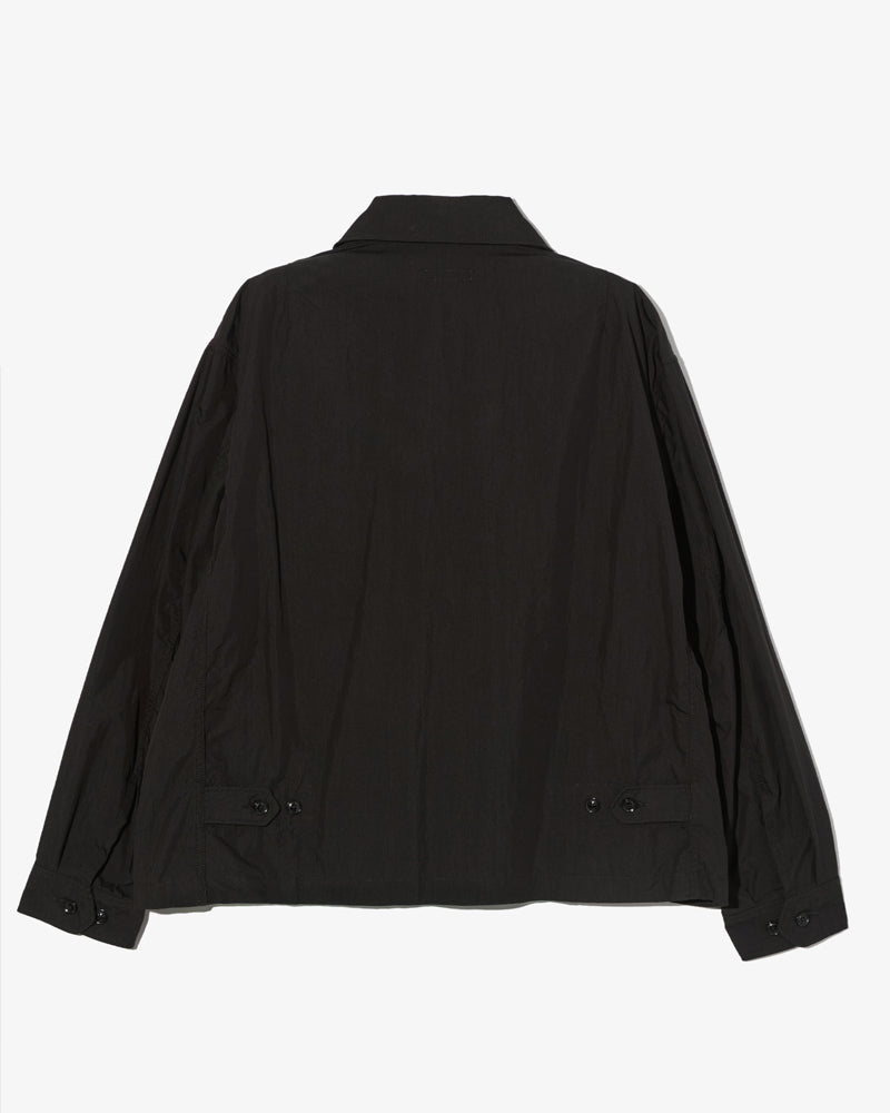 Engineered Garments Claigton Jacket Black Light Weight Nyco Poplin