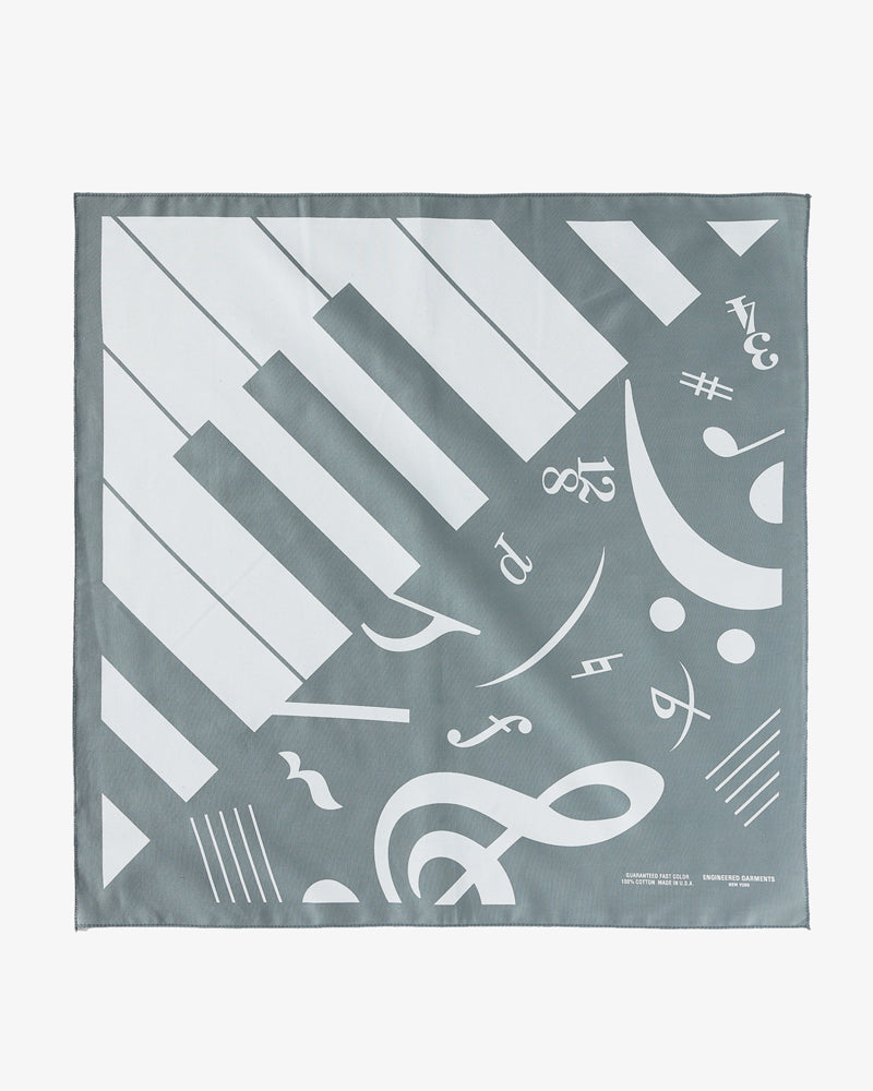 Engineered Garments Printed Bandana Piano