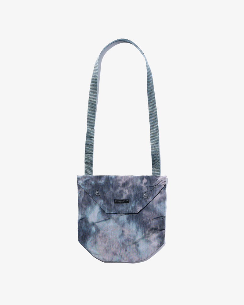 Engineered Garments Shoulder Pouch Charcoal Polyester Smoke Print