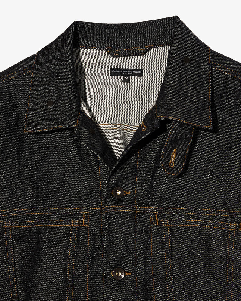 Engineered Garments Type 5 Jean Jacket Black 14oz Cone Denim