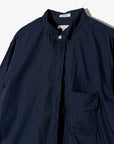 Engineered Garments Wing Collar Shirt Dark Navy Cotton Broadcloth