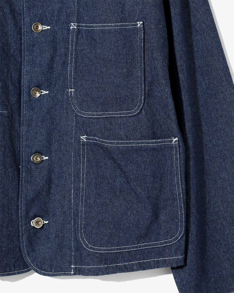 Engineered Garments Workaday Engineer Short Jacket Indigo Denim