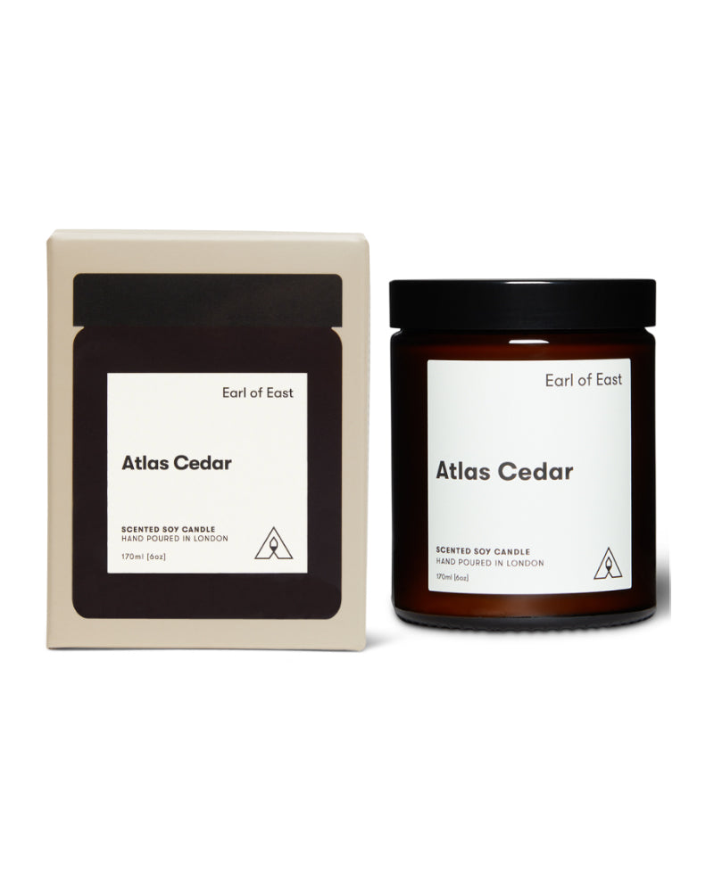 Earl of East Atlas Cedar Soy Wax Candle 170ml