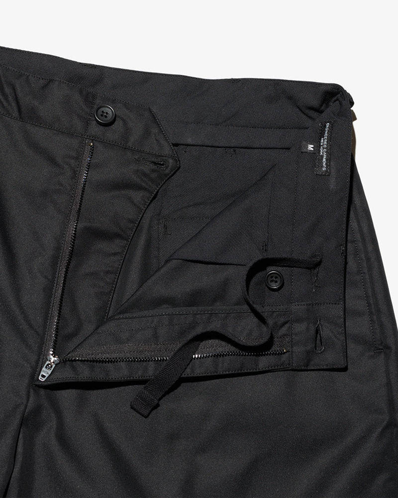 Engineered Garments Officer Pant Black CP Iridescent Twill