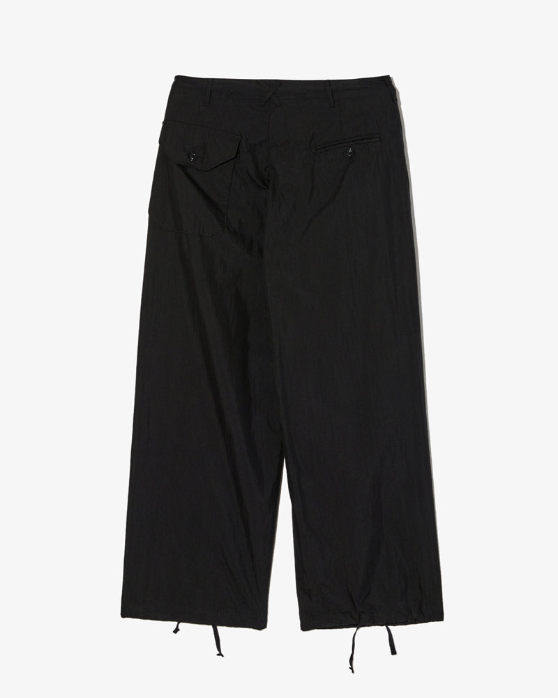Engineered Garments Over Pant Black Lt.Weight Nyco Poplin